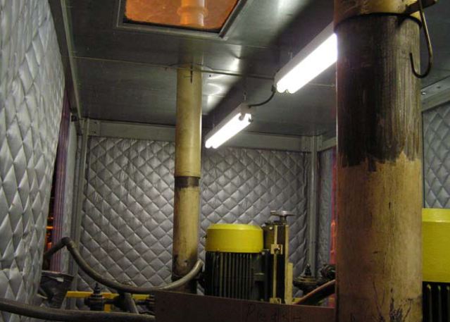 Sound Barrier around a Generator